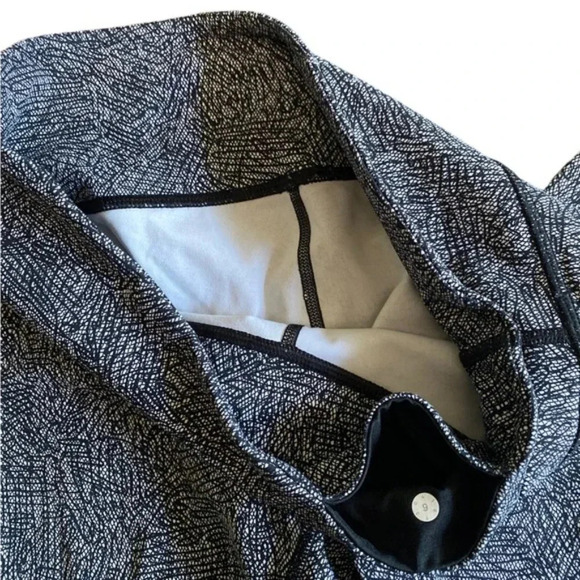 Lululemon Wunder Under Pant (Mid Rise ) Luon Suited Jacquard Black White… - Picture 7 of 10